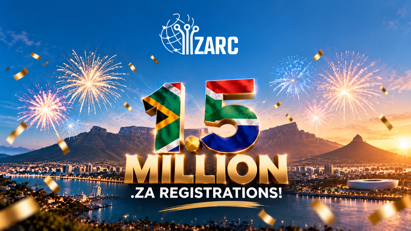 ZARC Reaches 1.5 Million Domain Registrations, Marking a New Chapter for South Africa’s Digital Identity